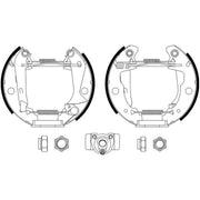 Mintex Brake Shoe Set Axle Kit fits Citroën Lna 1978-1986 0.6