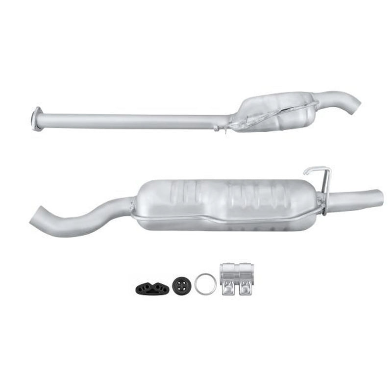 Hella End Silencer Rear fits Alfa Romeo 145 1994-1996 1.4 1.6 1.7