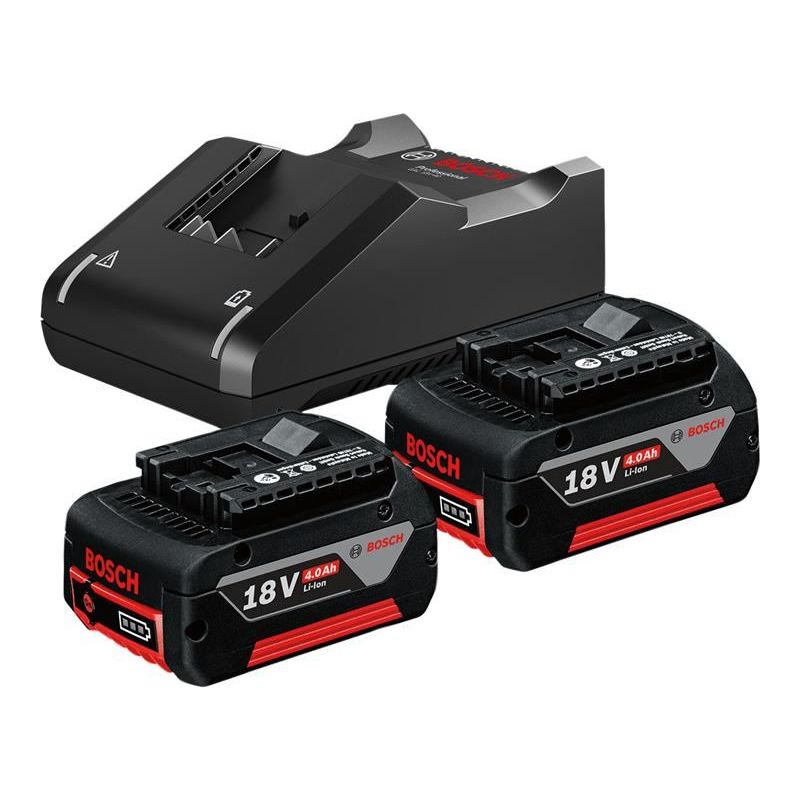 Bosch GBA 4.0Ah Battery & Charger Starter Kit 18V Bosch - Dynamic Drive