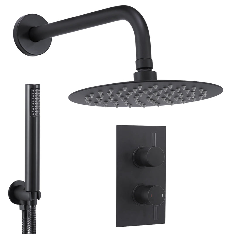 Baridi Concealed Thermostatic Shower Set DH319 20cm Round Head