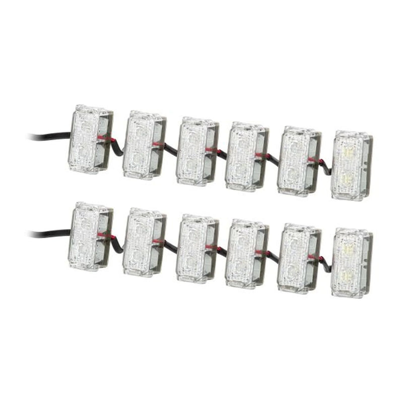 Hella Lamp Drl Ledayflex II 6MOD MD24 Set 2PT Vehicle Front 2PT 980 789-941 2PT