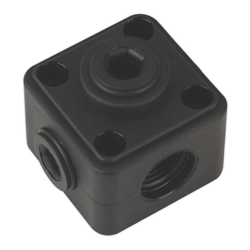 Sealey Porting Block 5 x 1/2"BSP Connection (Speedfit - JG-L-WSK) CASPB Sealey  - Dynamic Drive
