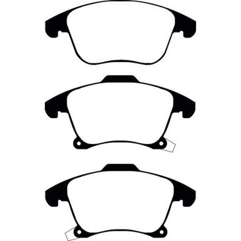 Abtex Front Brake Pad Set fits Ford Galaxy 2019-2023 2.0