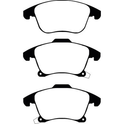 Abtex Front Brake Pad Set fits Ford Galaxy 2019-2023 2.0