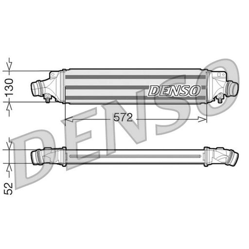 Denso Intercooler (Charge Air Cooler) fits Opel Corsa D 2006-2014 1.4 1.6 1.7