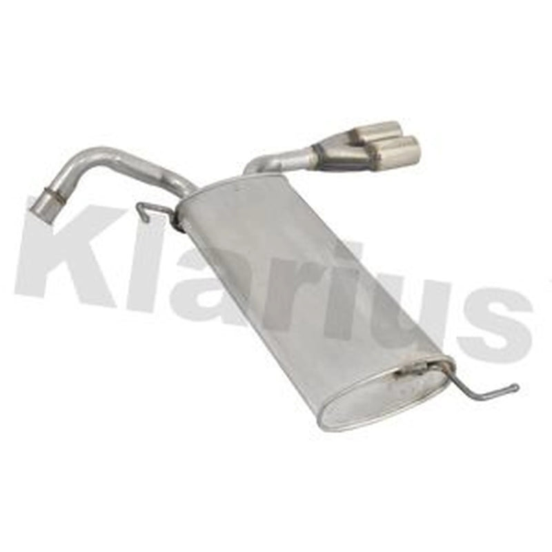 Klarius Box With Tail Pipe Rear fits Kia Picanto II 2011-2017 1.2