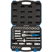 Draper Combined MM/AF Socket Set, 3/8" Sq. Dr. (39 Piece) 16361 Draper - Dynamic Drive