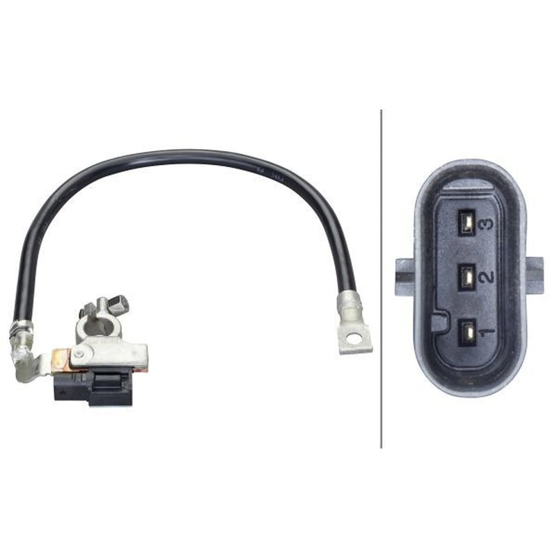 Hella Battery Sensor Ibs200X 6PK fits BMW 6 2003-2010