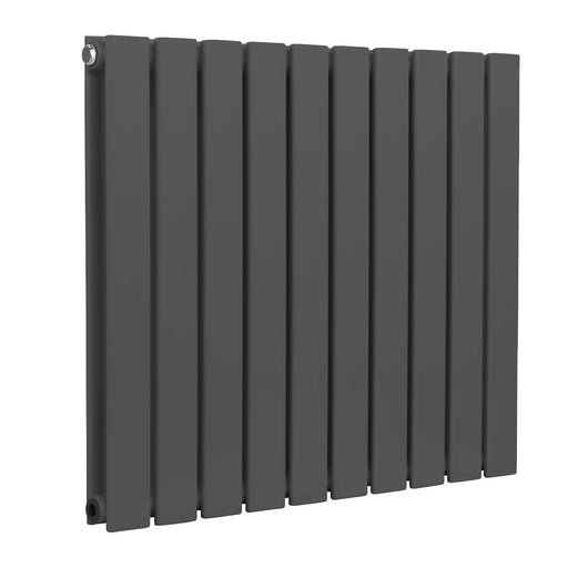 Baridi Horizontal Radiator DH340 600x700mm Anthracite