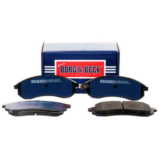 Borg & Beck Front Brake Discs & Pads fits Mitsubishi L200 1996-2007 2.5 2.8 3.0
