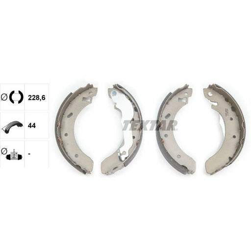 Textar Brake Shoe Set Axle Kit 91046100