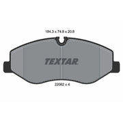 Textar Front Brake Pad Set 2206201