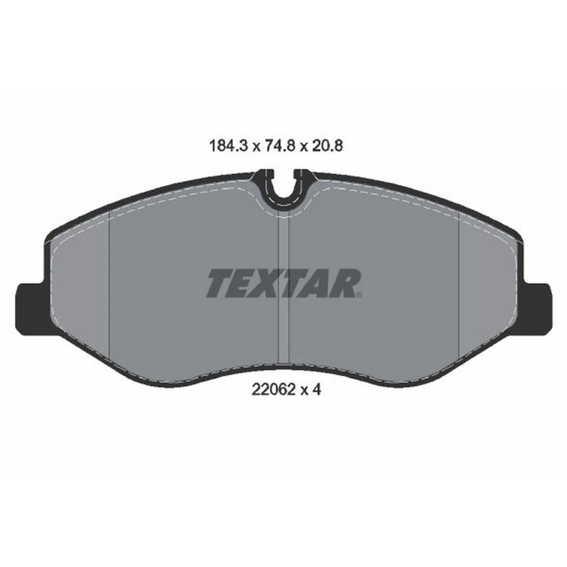Textar Front Brake Pad Set 2206201