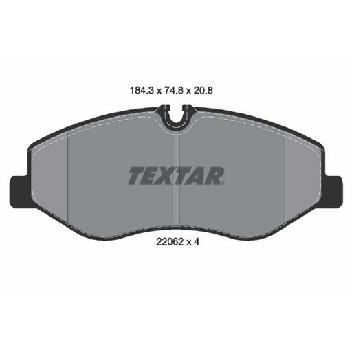 Textar Front Brake Pad Set 2206201