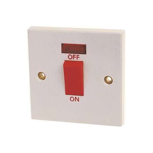 Dencon Double Pole Switch with Pilot Lamp 45A Dencon - NN4 Online