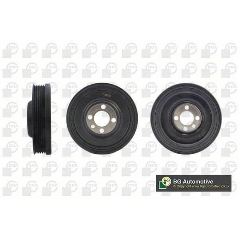BGA Crank Shaft Belt Pulley fits Citroën C1 2005-2014 1.0