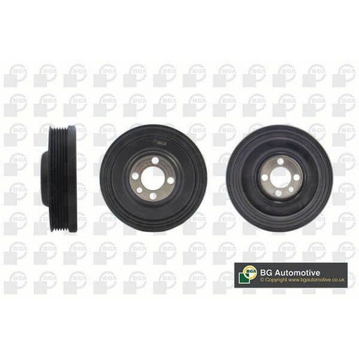 BGA Crank Shaft Belt Pulley fits Citroën C1 2005-2014 1.0