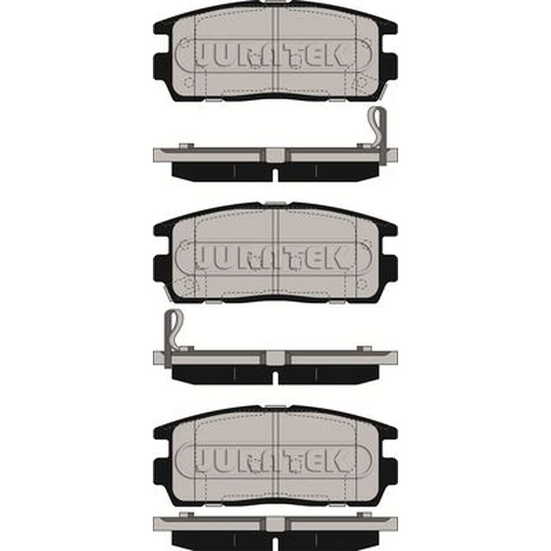 Juratek Rear Brake Pad Set fits Chevrolet Captiva 2006-2018 2.0 2.2 2.4 3.0 3.2