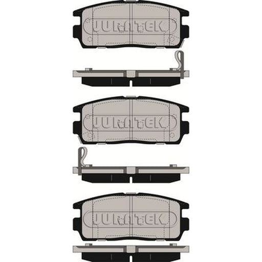 Juratek Rear Brake Pad Set fits Chevrolet Captiva 2006-2018 2.0 2.2 2.4 3.0 3.2