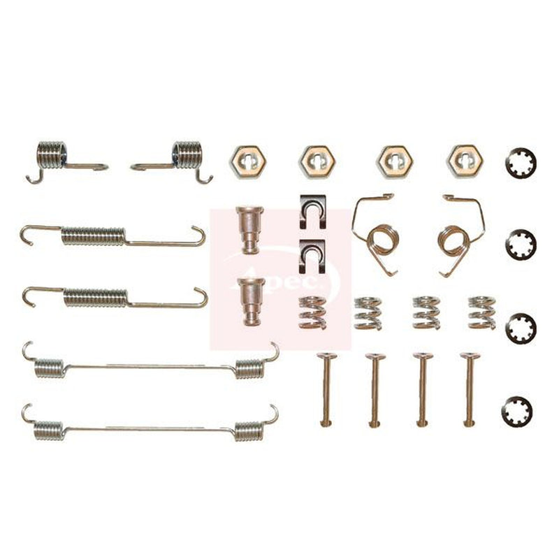 Apec Brake Shoe Accessory Kit Rear fits Citroën Ax 1986-1997 1.4