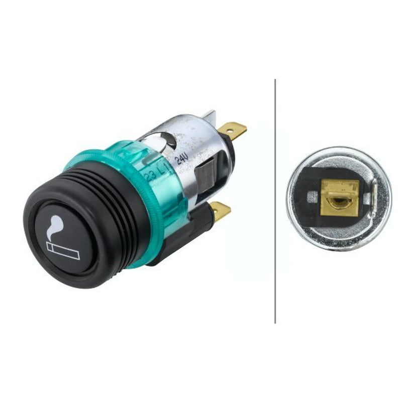 Hella Cigar Lighter Illuminated 24V 8EZ 008 021-011 11024960 8EZ 008 021-011