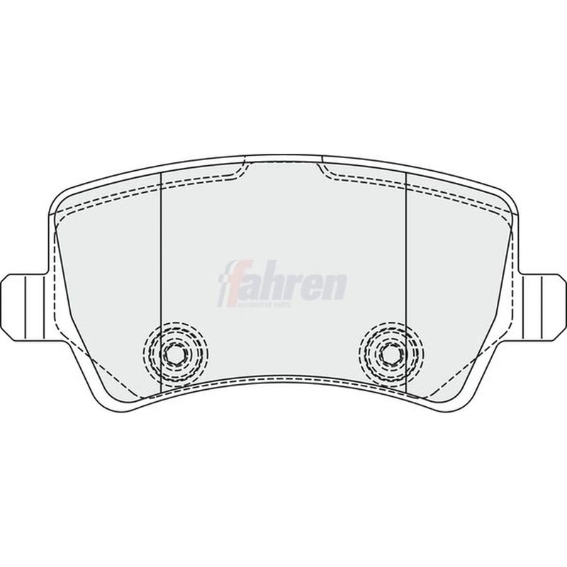 Fahren Rear Brake Pad Set FBP3353