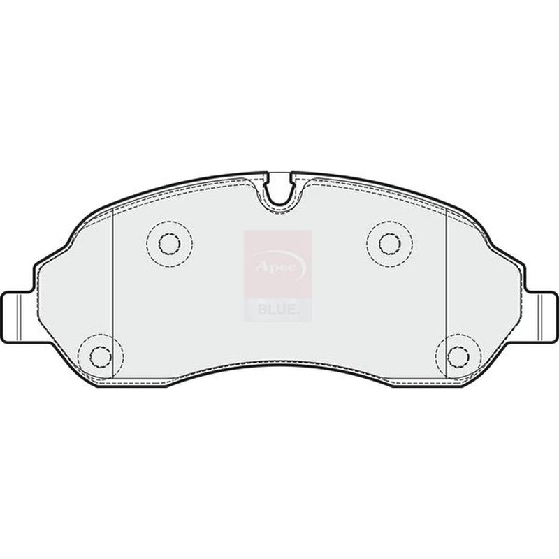 Apec Front Brake Pad Set fits Ford Tourneo Custom V362 Bus 2020-2023 1.0