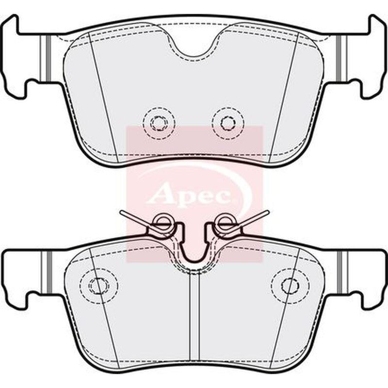 Apec Rear Brake Pad Set fits Volvo S60 III 2019-2023