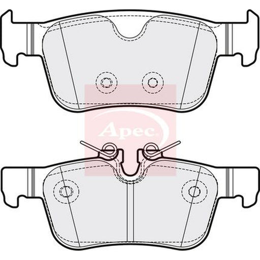 Apec Rear Brake Pad Set fits Volvo S60 III 2019-2023