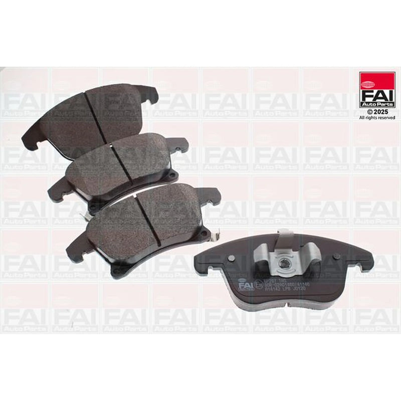 FAI Front Brake Pad Set fits Ford Galaxy III 2015-2018 1.5 2.0