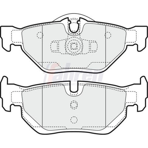 Fahren Rear Brake Pad Set FBP3083