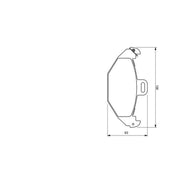 Bosch Front & Rear Pads fits Renault Laguna I 1993-2002 1.8 1.9 2.0 2.2 2.9 3.0