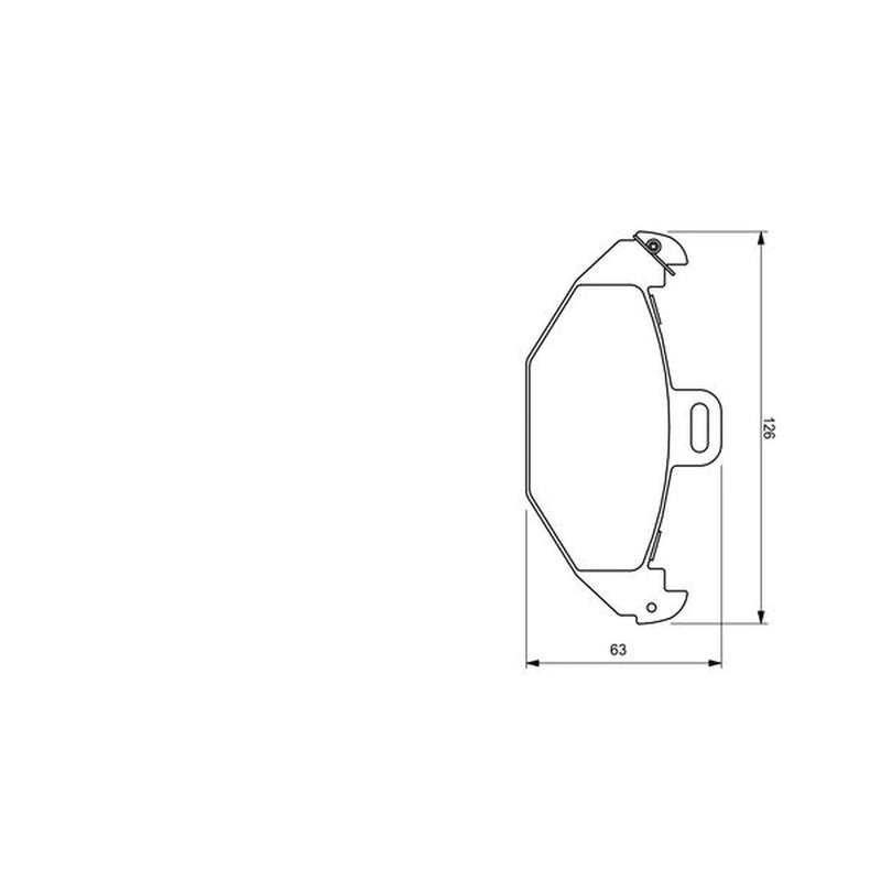 Bosch Front & Rear Pads fits Renault Laguna I 1993-2002 1.8 1.9 2.0 2.2 2.9 3.0