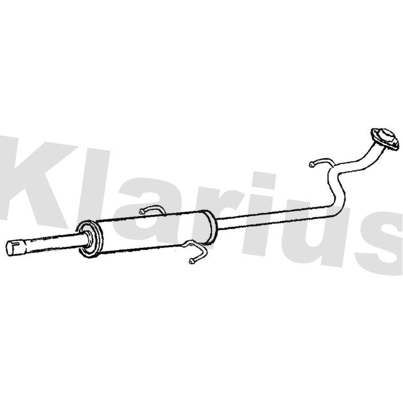 Klarius Exhaust Pipe OD fits Toyota Yaris/Vitz 2017-2020 1.5