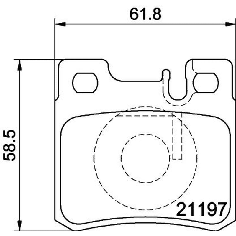 Mintex Front & Rear Brake Discs & Pads fits Mercedes-Benz E-Class 1997-2000