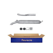 Hella End Silencer Rear fits Mercedes-Benz 124 1988-1993 124.133