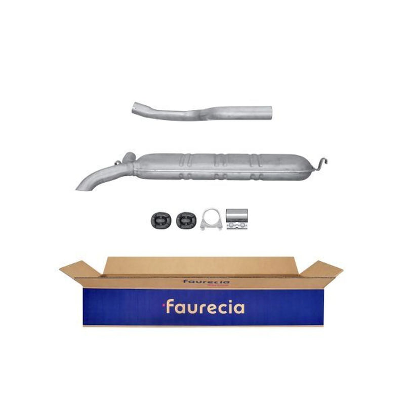 Hella End Silencer Rear fits Mercedes-Benz 124 1988-1993 124.133
