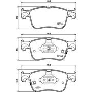 Mintex Front & Rear Pads fits Ford Puma 2020 on 1.5