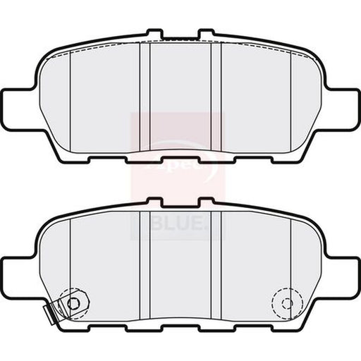 Apec Rear Brake Pad Set fits Infiniti Q50 2013-2014 2.0