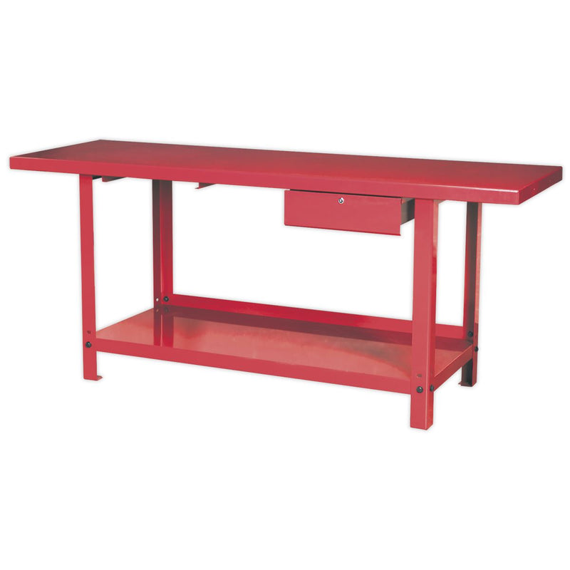 Sealey Workbench Steel 2m with 1 Drawer AP3020 Sealey - Dynamic Drive