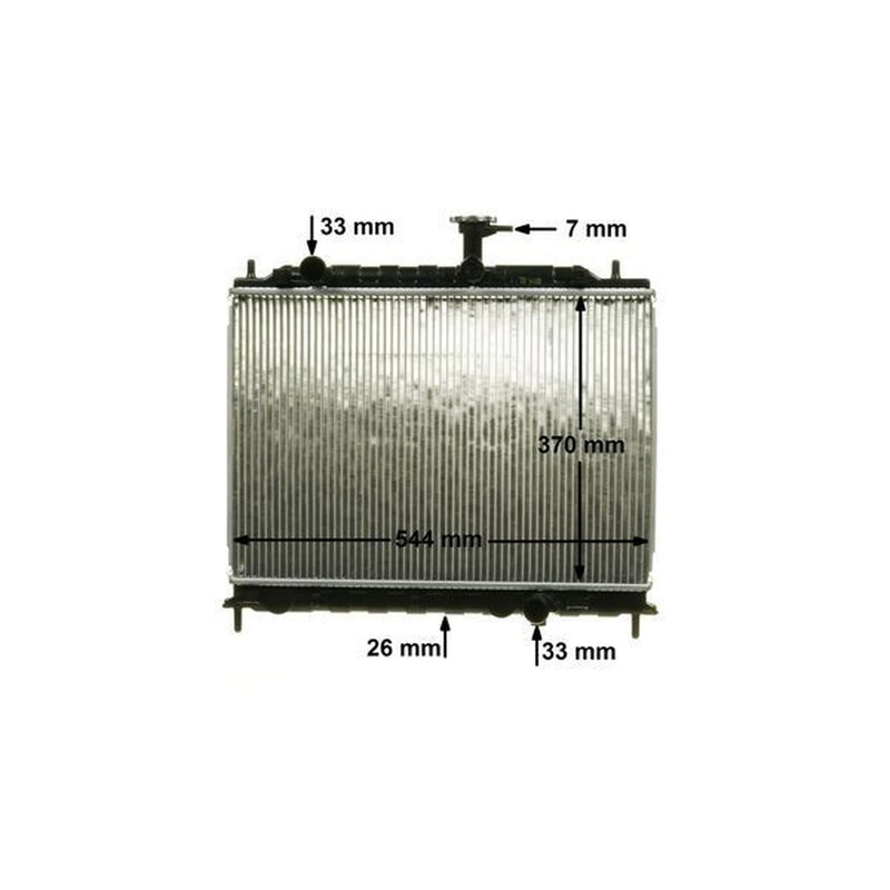 Mahle Engine Radiator fits Kia Rio II 2005-2011 1.5