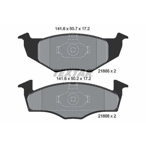 Textar Front Brake Pad Set 2186602