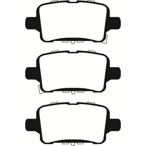 Abtex Rear Brake Pad Set fits Opel Astra K 2015-2021 1.0 1.4 1.5 1.6
