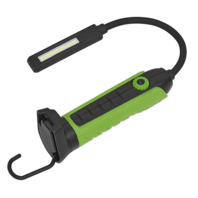 Sealey Flexi Head COB LED Rechargeable Inspection Lamp Light Magnetic Base Sealey  - Dynamic Drive