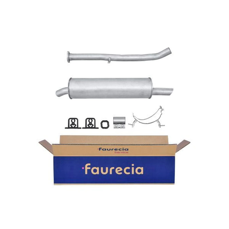 Hella End Silencer Rear fits BMW 3 1991-1993