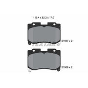 Textar Front Brake Pad Set 2195701