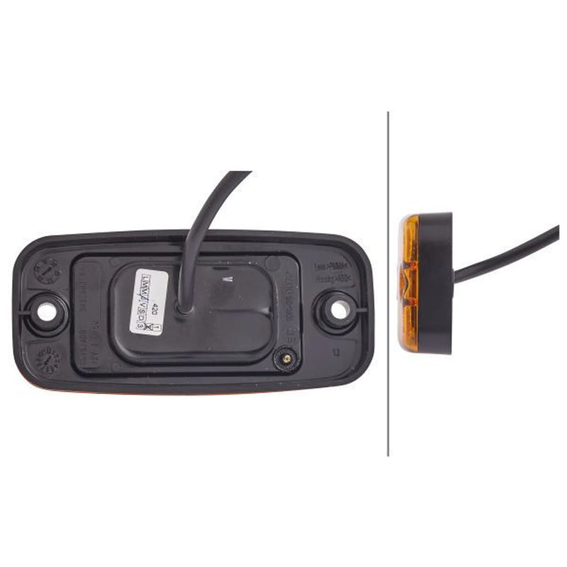 Hella Side Marker Light Wide High