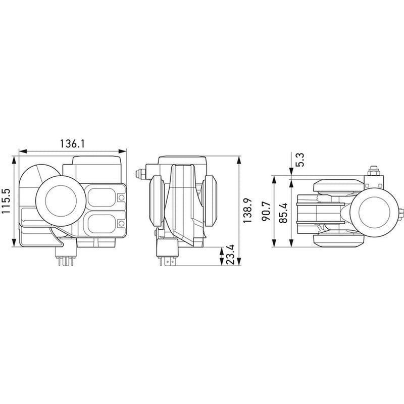 Hella Car Horn Signal Unit