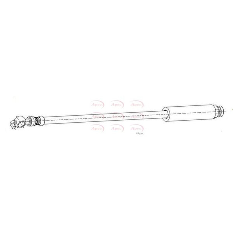 Apec Brake Hydraulic Hose Line Rear fits Mazda CX-5 2011-2017 2.0 2.2