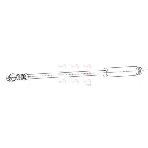 Apec Brake Hydraulic Hose Line Rear fits Mazda CX-5 2011-2017 2.0 2.2